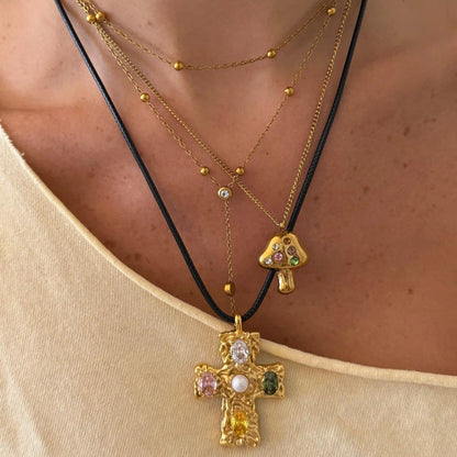 Fairy Mushroom Necklace