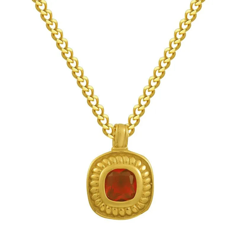 Saffron Necklace