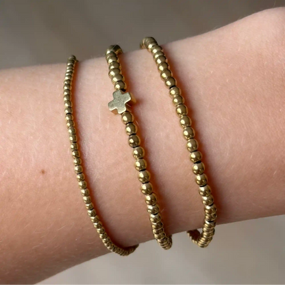 Faith Glow Beaded Bracelet 3 Piece Set