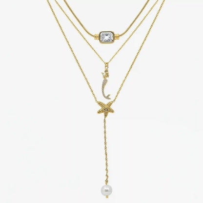Coastal Mermaid 3 Piece Necklace Bundle
