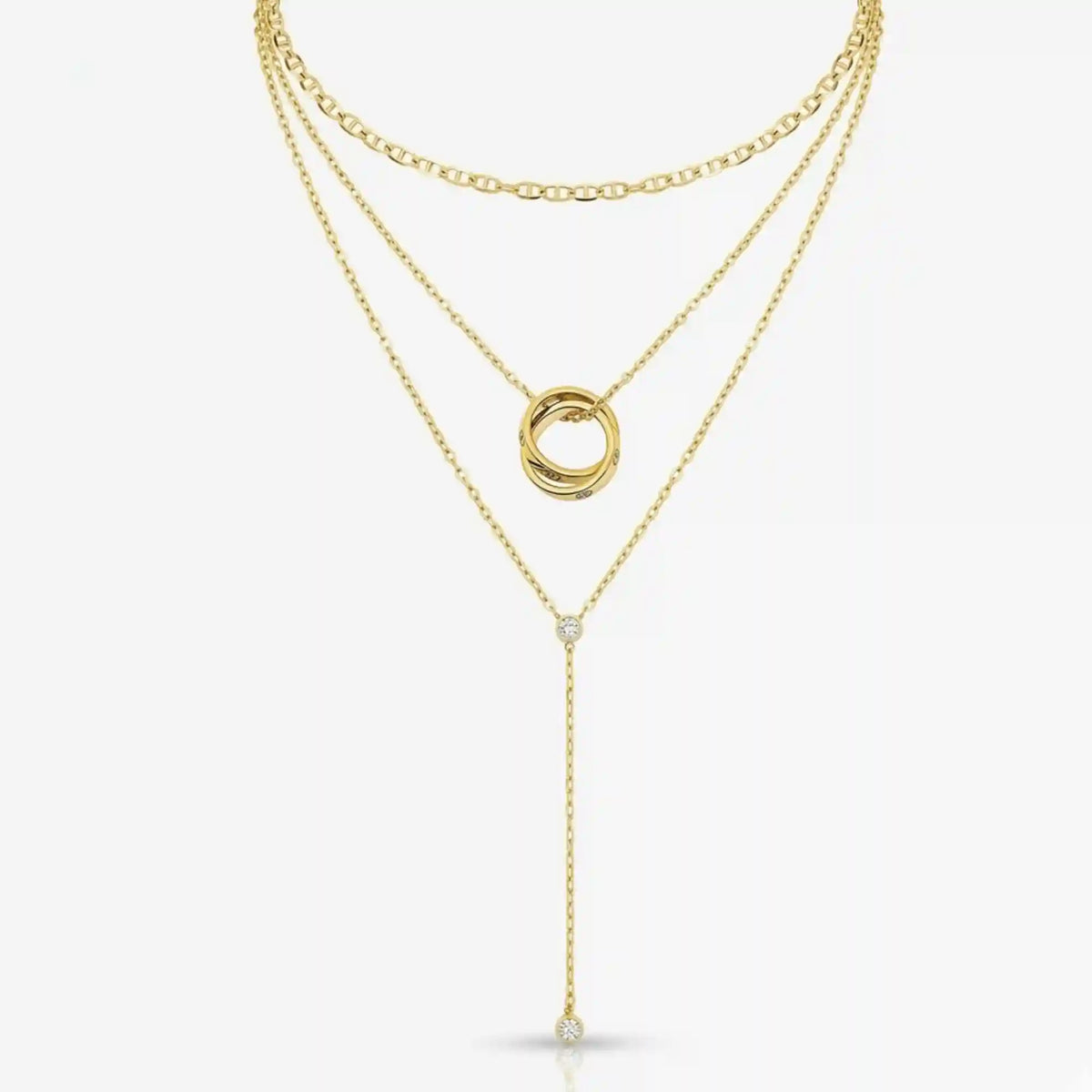 Effortless Luxe 3 Piece Necklace Bundle