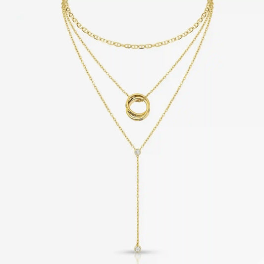 Effortless Luxe 3 Piece Necklace Bundle
