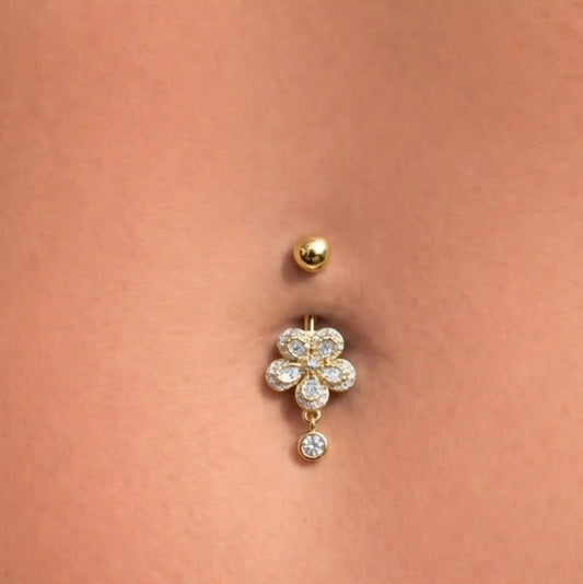 Flower Kiss Belly Ring