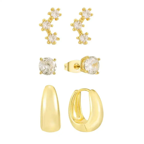 Stars Align 3-Piece Earring Bundle