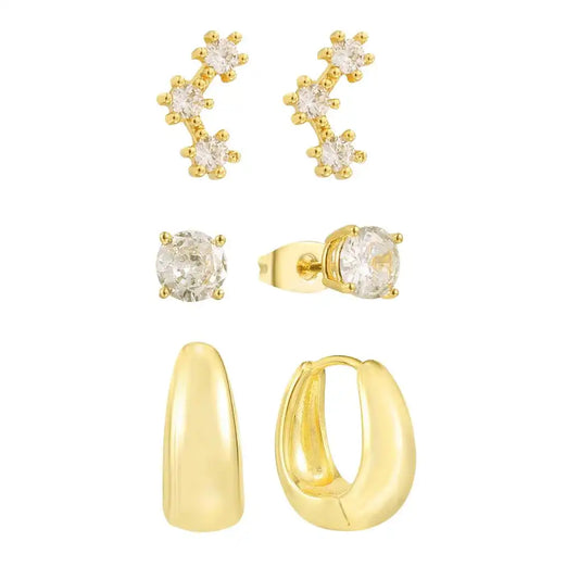 Stars Align 3-Piece Earring Bundle