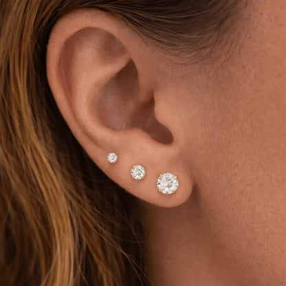 Babydoll Flat Back Stud Earrings