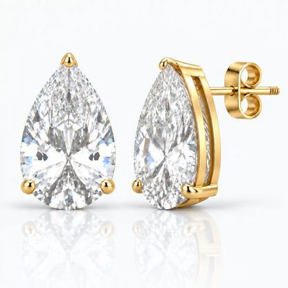 Calabasas Pear Cut Earrings