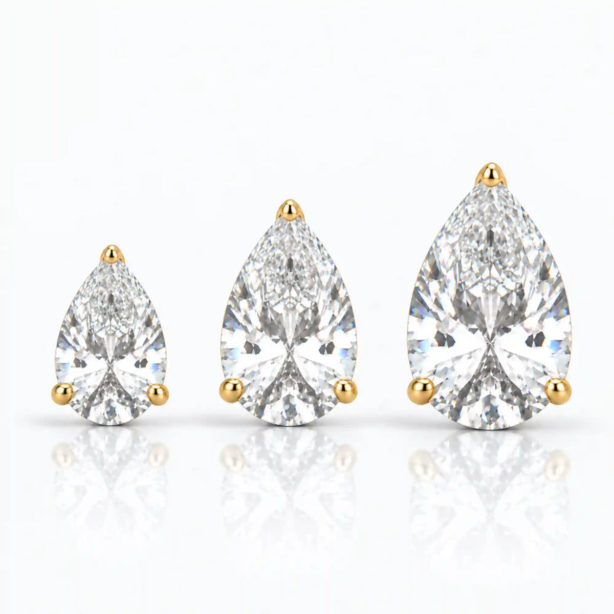 Calabasas Pear Cut Earrings