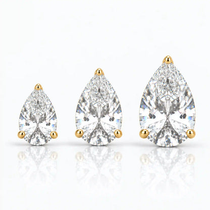 Calabasas Pear Cut Earrings