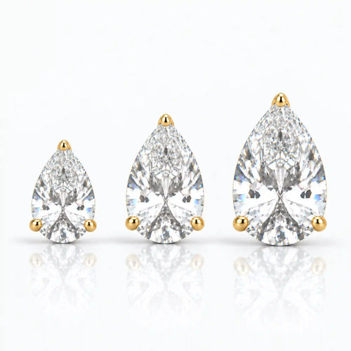 Calabasas Pear Cut Earrings