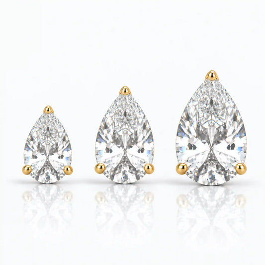 Calabasas Pear Cut Earrings