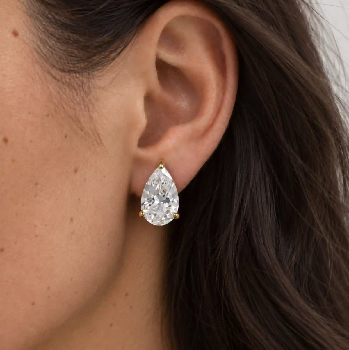 Calabasas Pear Cut Earrings