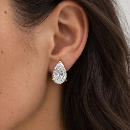 Calabasas Pear Cut Earrings