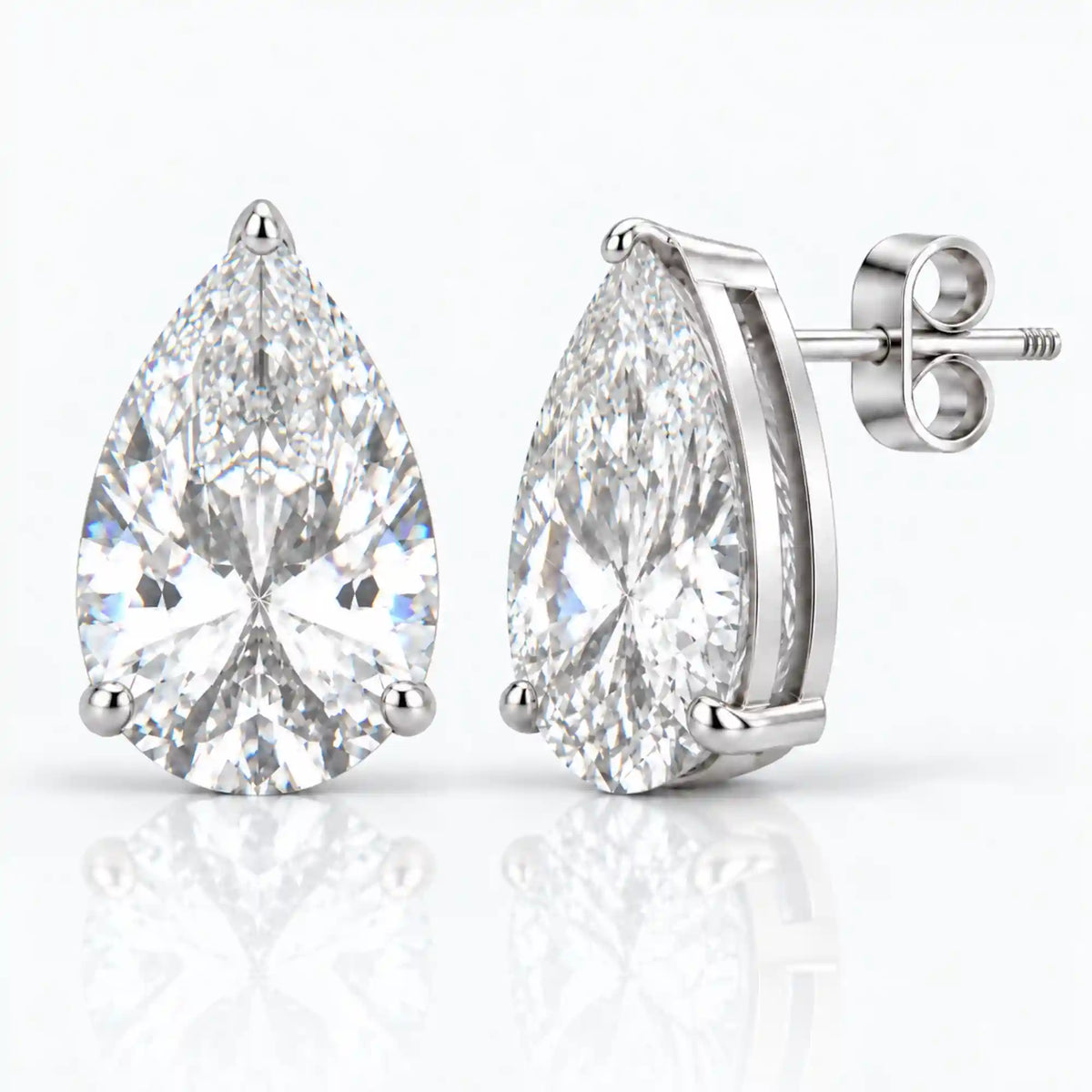 Calabasas Pear Cut Earrings