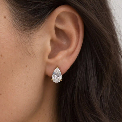 Calabasas Pear Cut Earrings