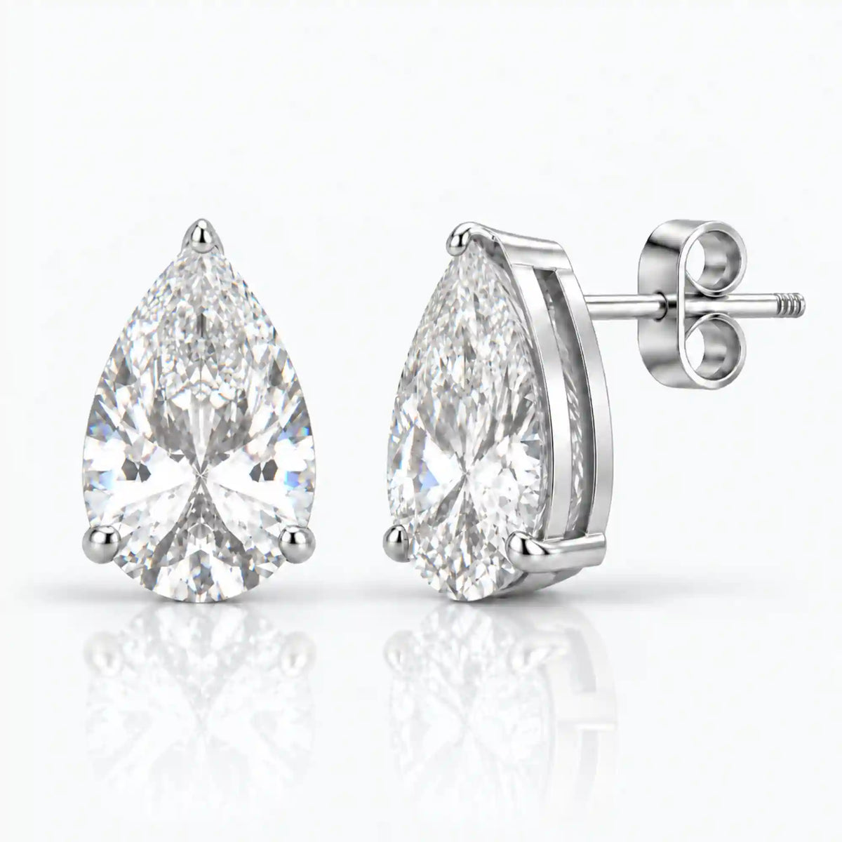 Calabasas Pear Cut Earrings