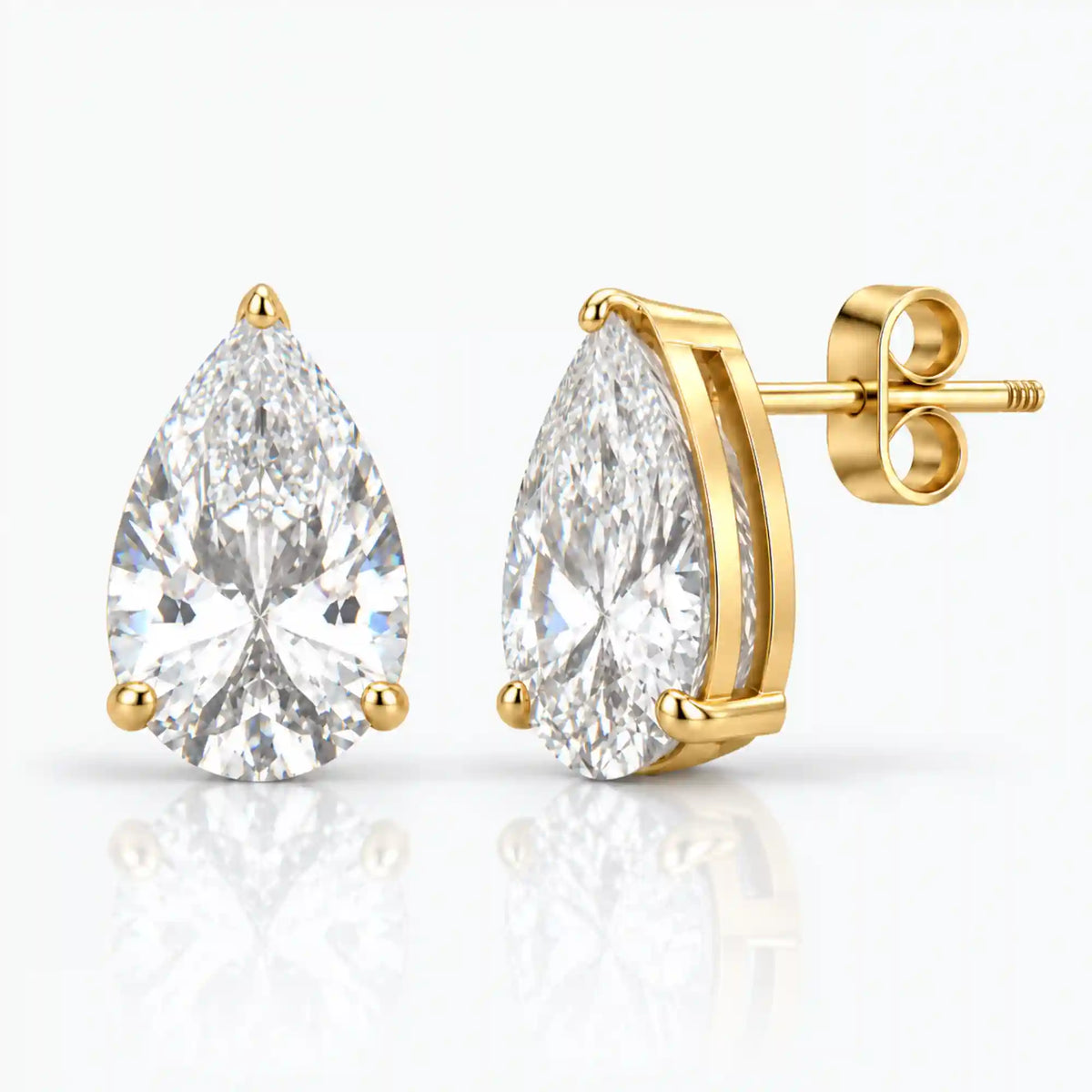 Calabasas Pear Cut Earrings