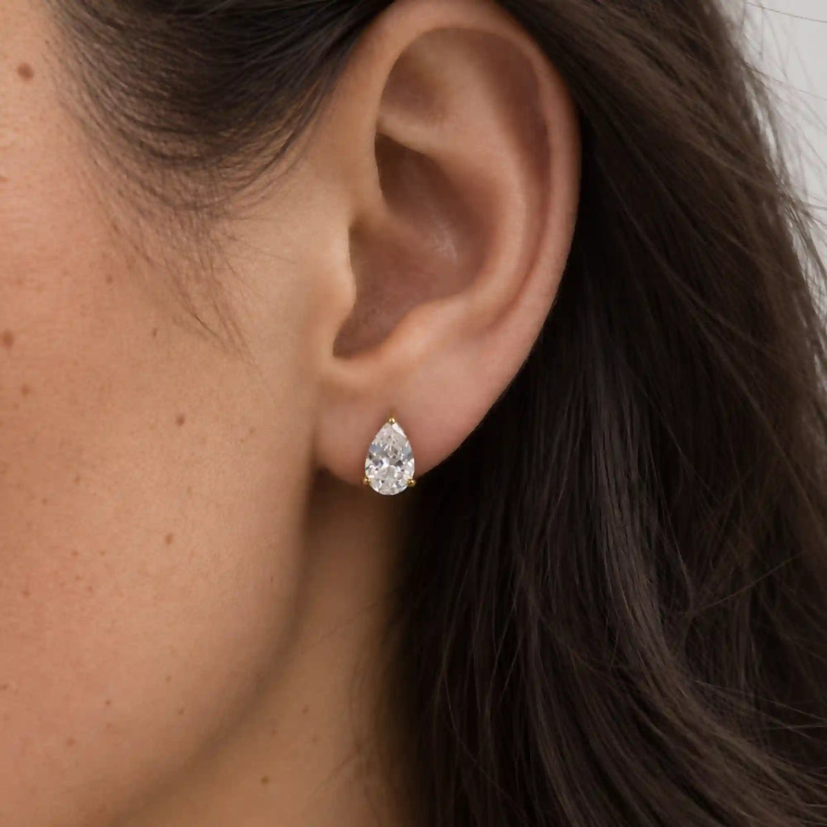 Calabasas Pear Cut Earrings