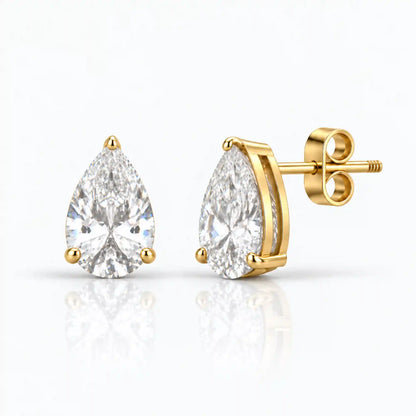 Calabasas Pear Cut Earrings