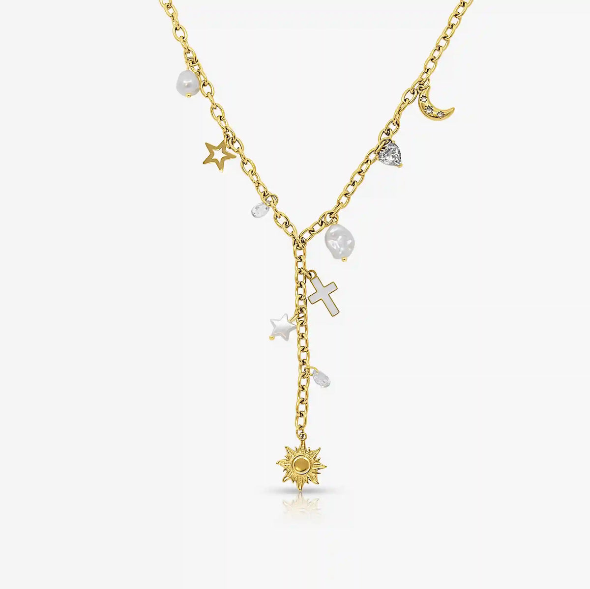 Wish Upon a Charm Lariat Necklace