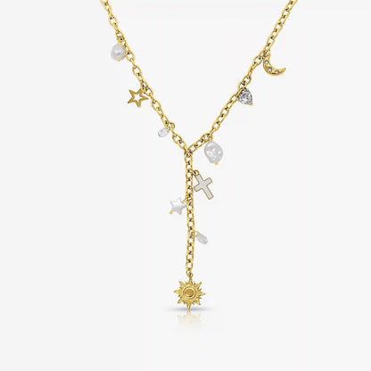 Wish Upon a Charm Lariat Necklace