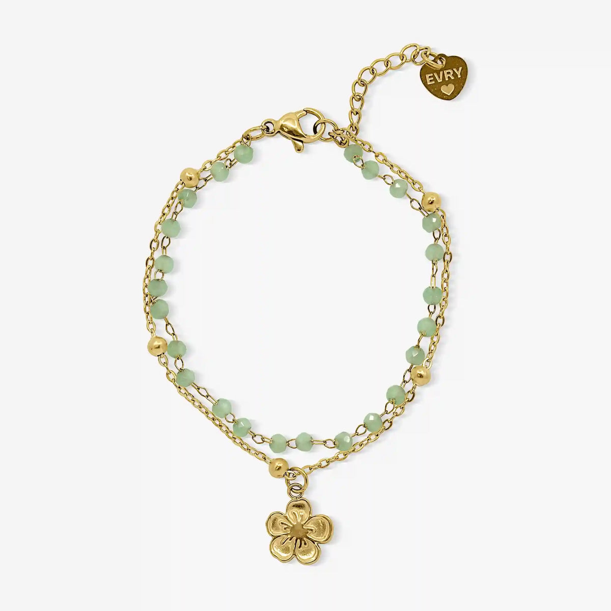 Double Layer Coastal Charm Bracelet
