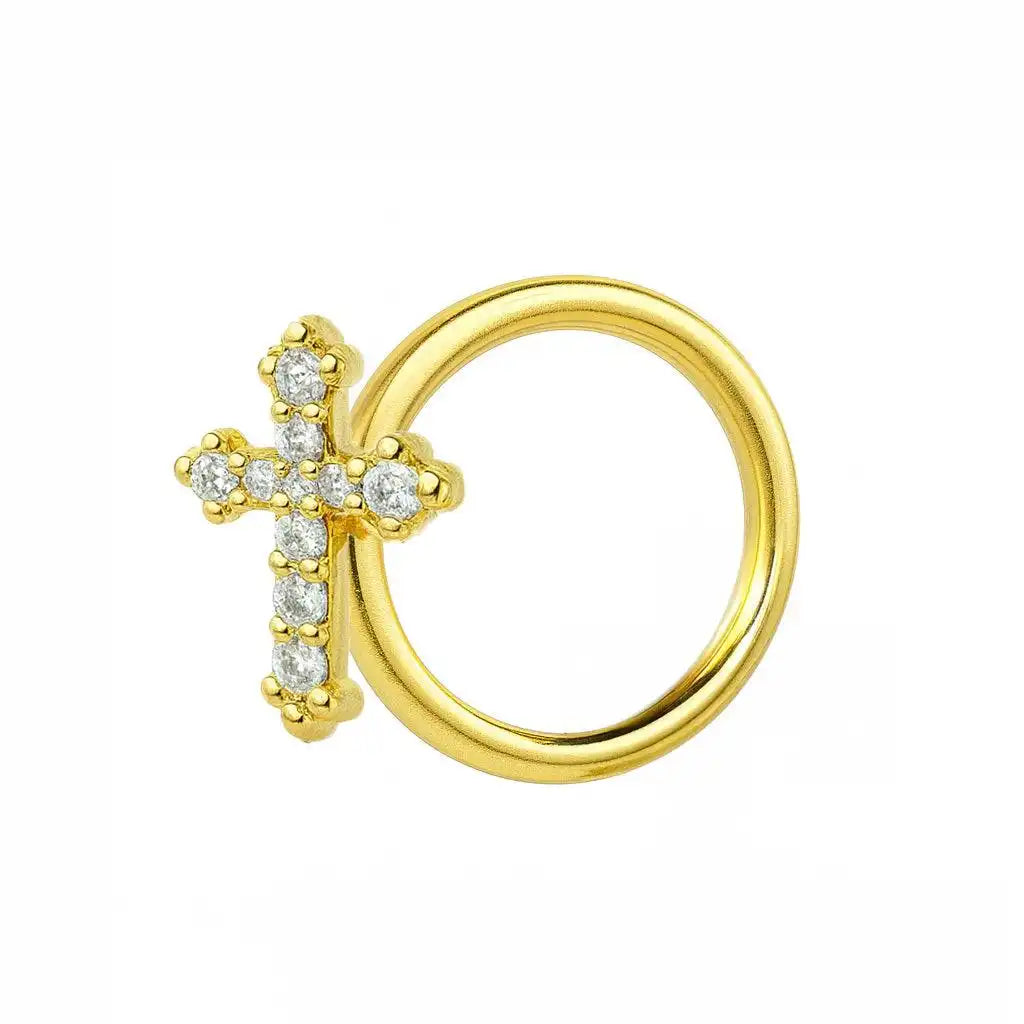 Cross Babe Nose Ring
