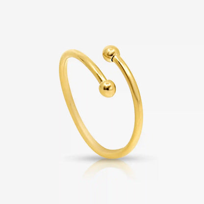 Cross Dot Ring