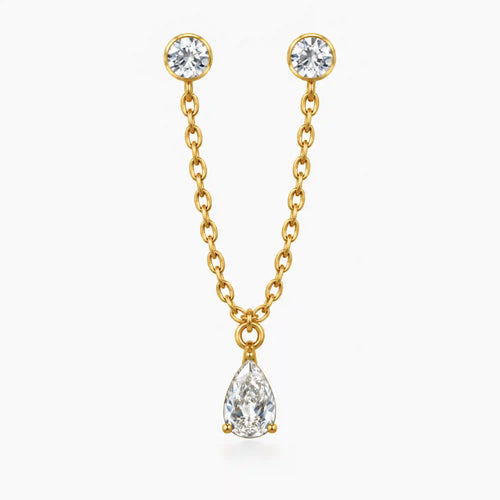 Glow Drop Stud Earring
