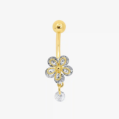 Flower Kiss Belly Ring