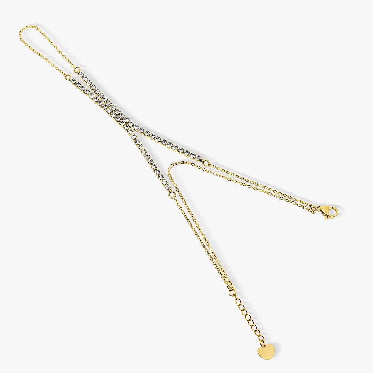 Frosted Tennis Hand Chain