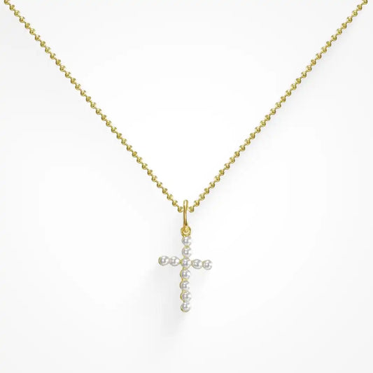 Heavenly Hour Cross Necklace