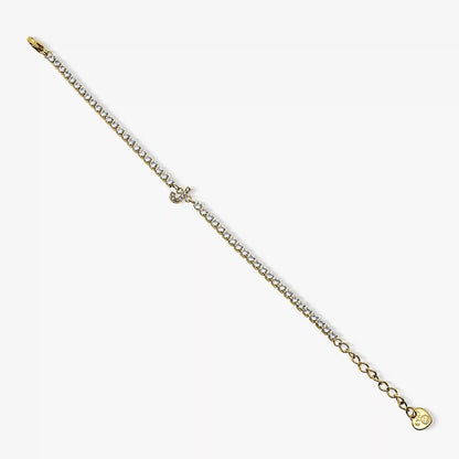 Icy Initial Tennis Bracelet