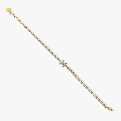Icy Initial Tennis Bracelet