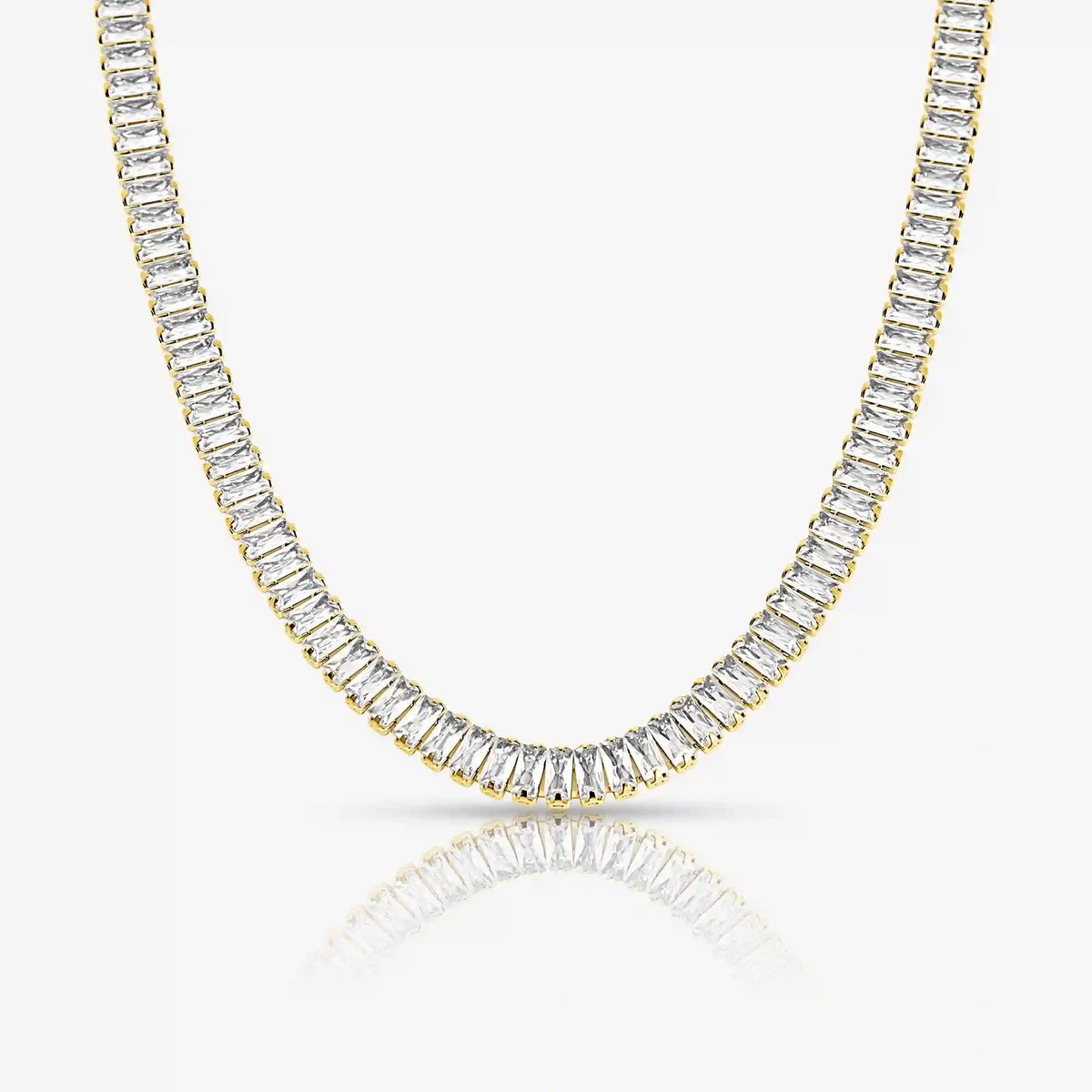 Frost Beam Tennis Choker Necklace
