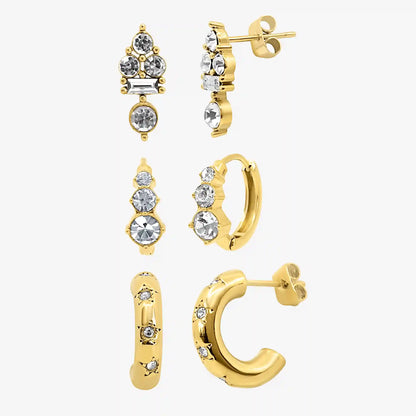 Kiss of Sparkle 3 Piece Earring Set