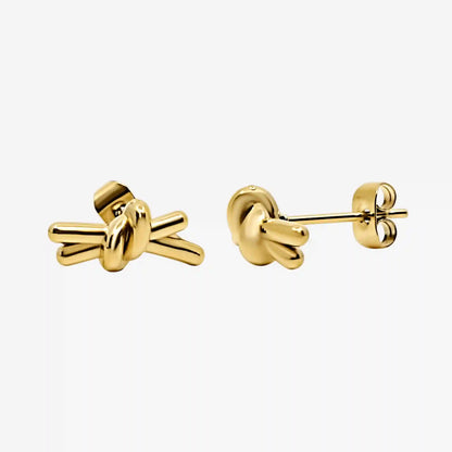 Knotty Babe Stud Earrings