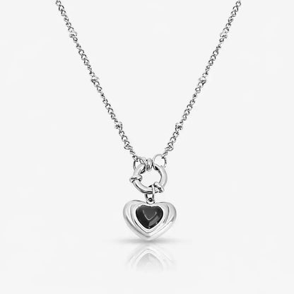 Midnight Heart Necklace