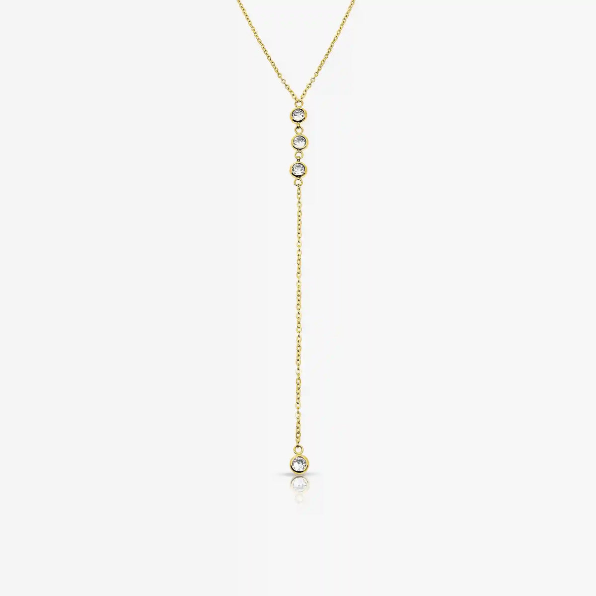 Touch of Glow Lariat Necklace