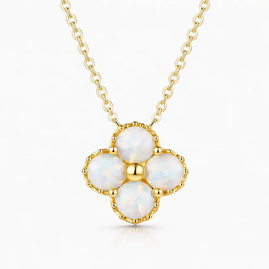 Opal Blossom Necklace