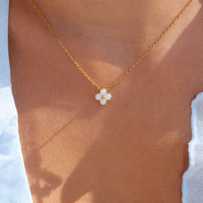 Opal Blossom Necklace