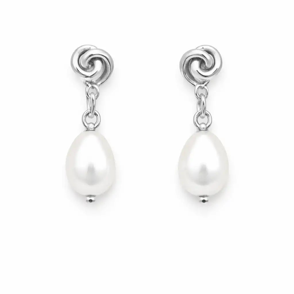 Pearl & Swirl Earrings