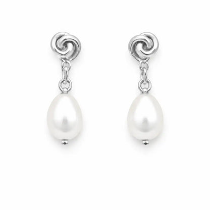 Pearl & Swirl Earrings