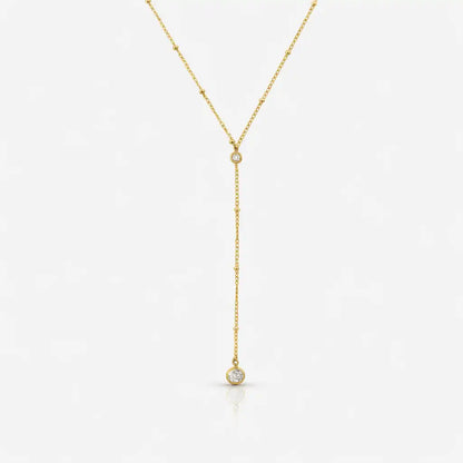 Raindrop Lariat Necklace