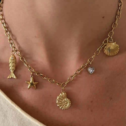 Seaside Sweet Charm Necklace