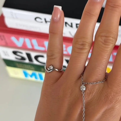 Shimmer Wave Ring