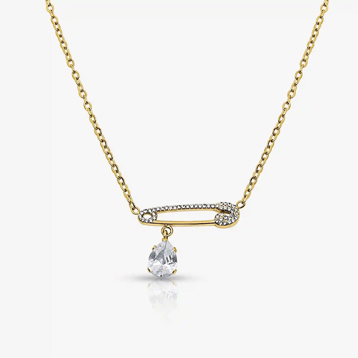 Shiny Pin Necklace