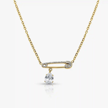 Shiny Pin Necklace