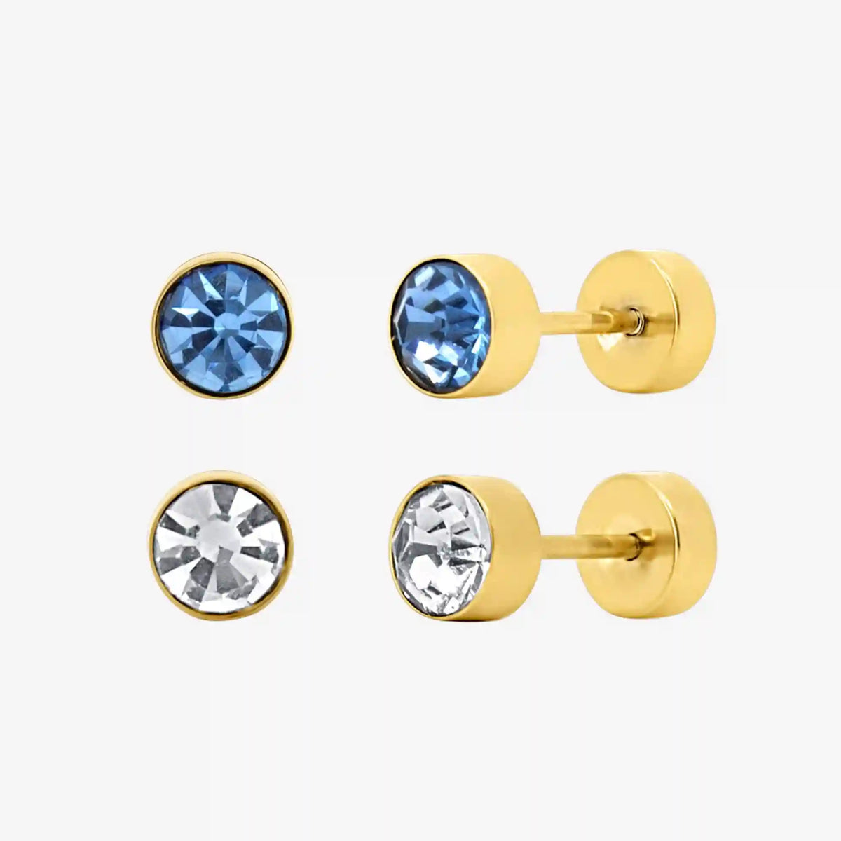 Flat Back Earrings Set Collection