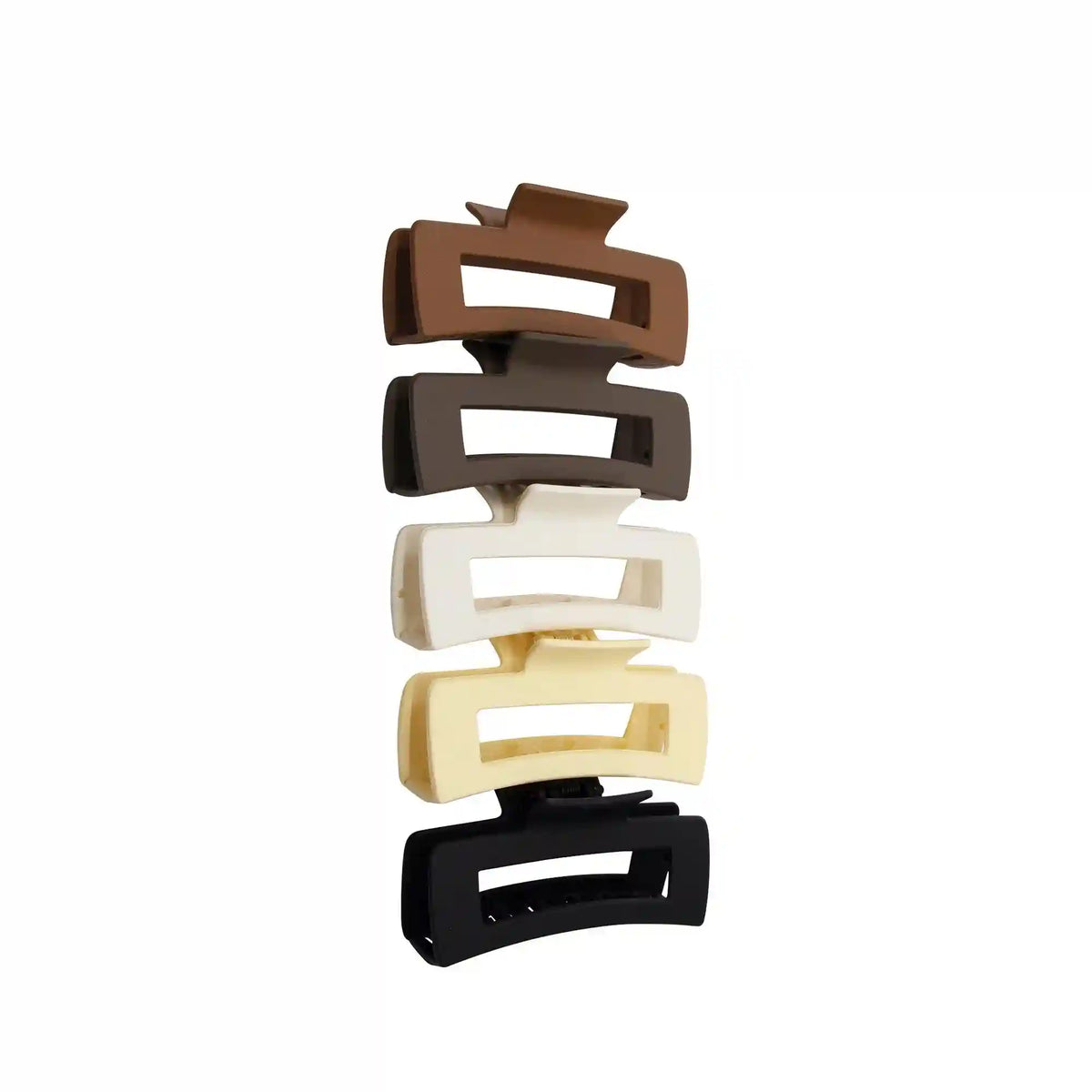 Soft Girl Claw Clips 5-Pack Set